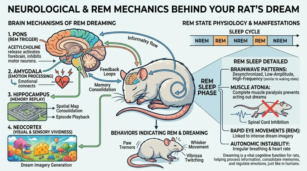 Neurological & REM Mechanics Behind Your Rats Dream