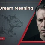 Troubled man in deep thought contemplating the heavy rats dream meaning and psychological warning signs.